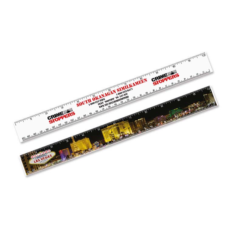 Règle 12" avec numéros imprimés