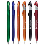 Stylo en plastique Charleroi avec stylet