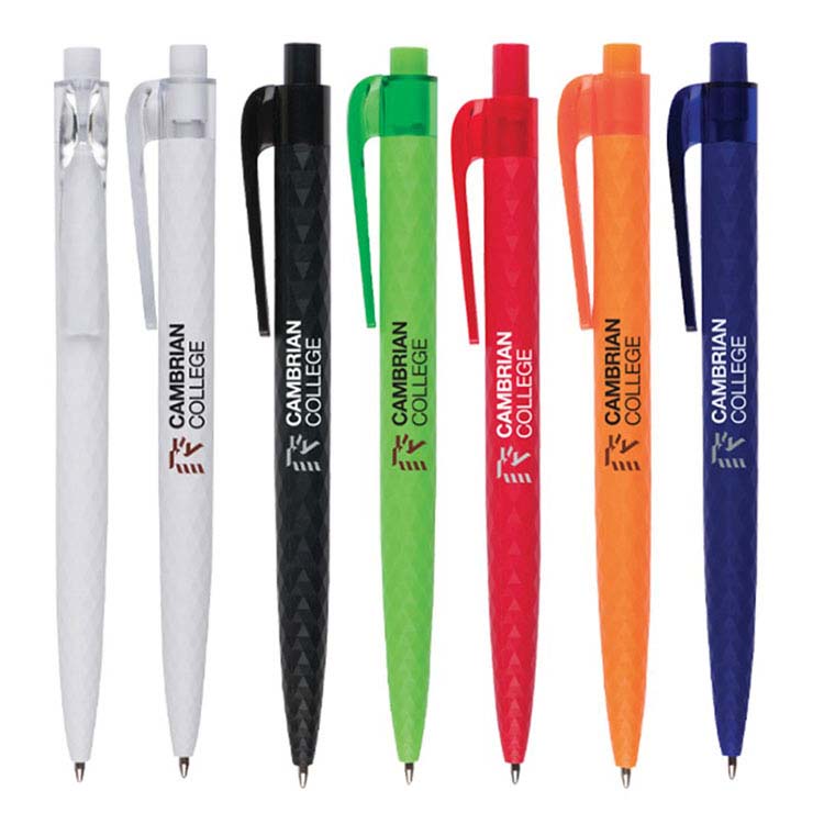 Stylo géométrique Tournai en plastique