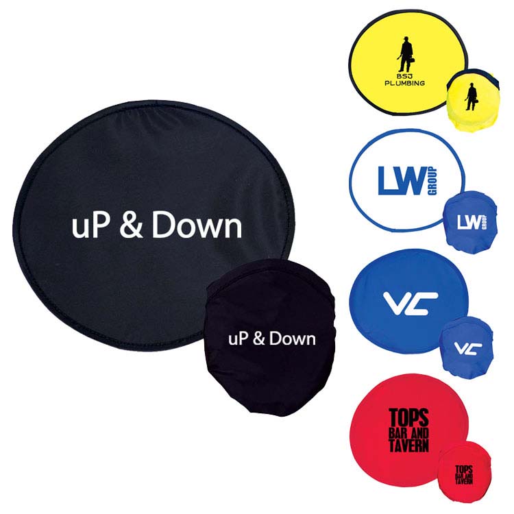 Lightweight Nylon Frisbee with Nylon Pouch