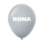 Ballon 12" Premium standard en latex gris béton