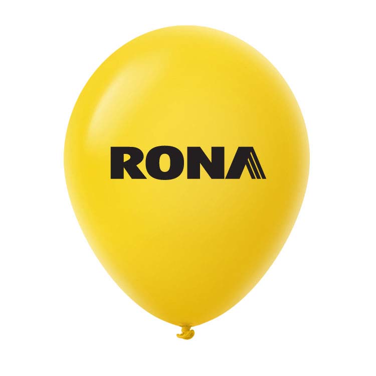Ballon 12" Premium standard en latex jaune or