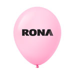 Ballon 12" Premium standard en latex rose pastel