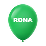Ballon 12" Premium standard en latex vert été