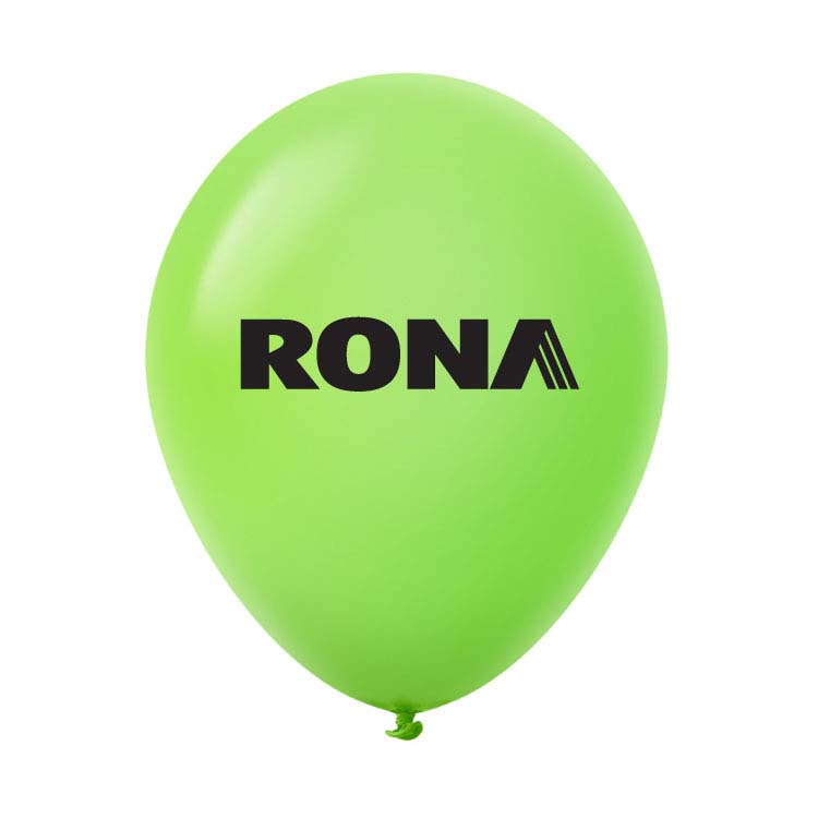 Ballon 12" Premium standard en latex vert lime