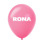 Ballon 12" perlé Premium en latex rose chaud