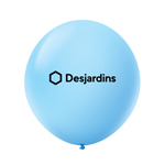 Ballon 17" Premium standard en latex bleu pastel