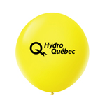 Ballon 36" Premium standard en latex jaune citron
