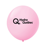 Ballon 36" Premium standard en latex rose pastel