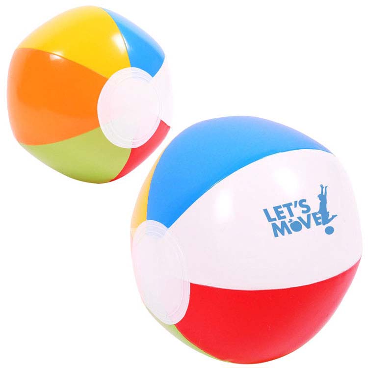 Multicolored Beach Ball 6 inch