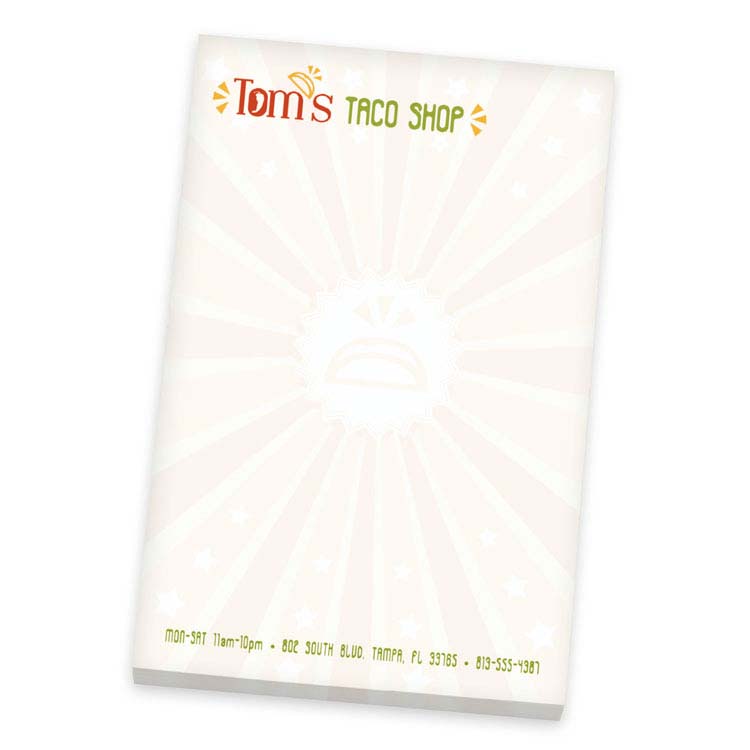 4" x 6" Non-Adhesive Scratch Pad, 25 Sheet Pad