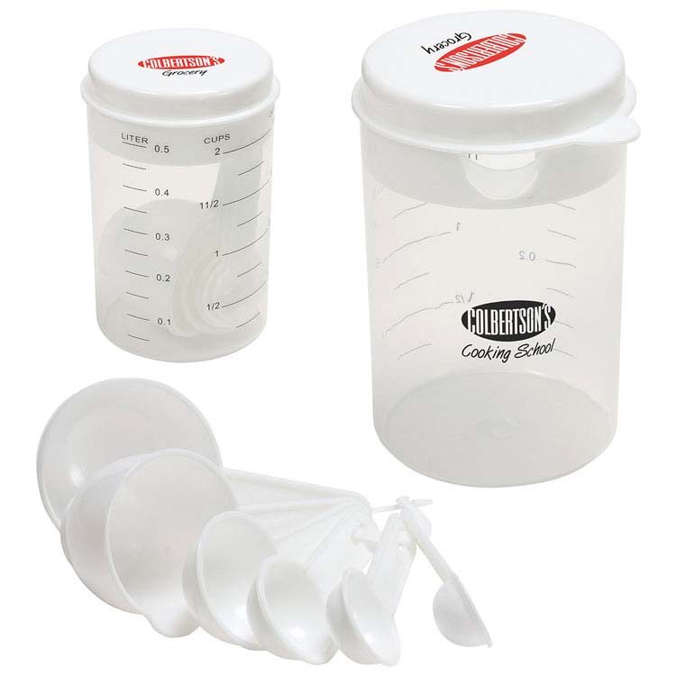 Recipe-Ready Measuring Cup Set and Strainer