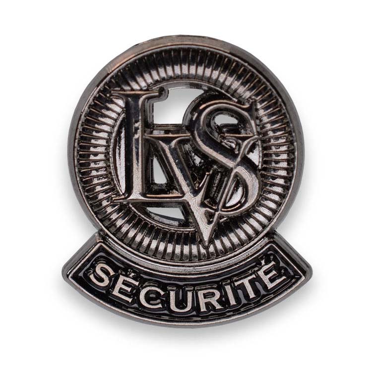 Épinglette 3D nickel noir