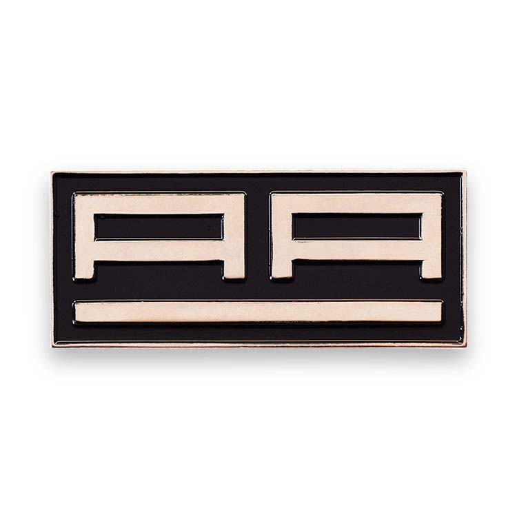 Épinglette rectangulaire émaillée #2