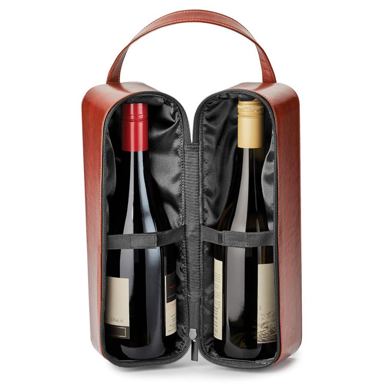 Étui de transport pour deux bouteilles de vin Fabrizio SH101 par