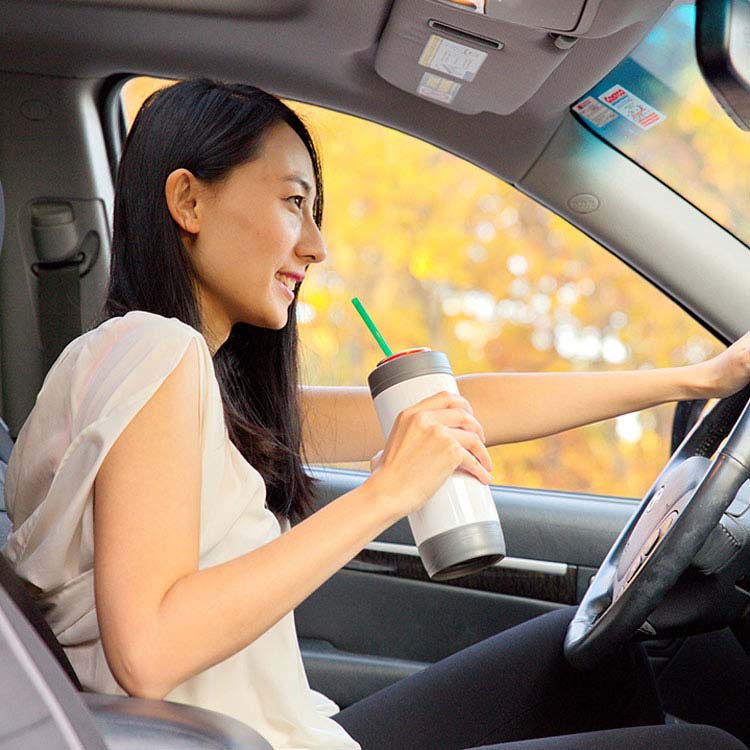 Gobelet Sunburst 2 en 1 en acier inoxydable et PP #2