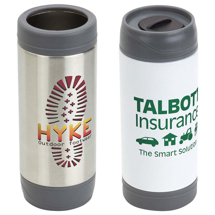 Gobelet Sunburst 2 en 1 en acier inoxydable et PP