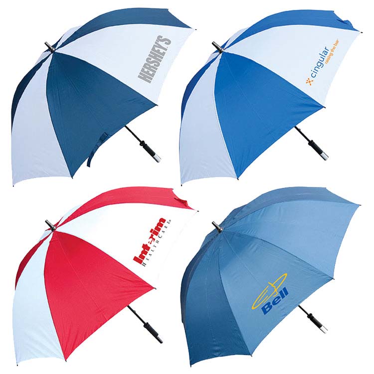 Parapluie de golf avec manche en fibre de verre