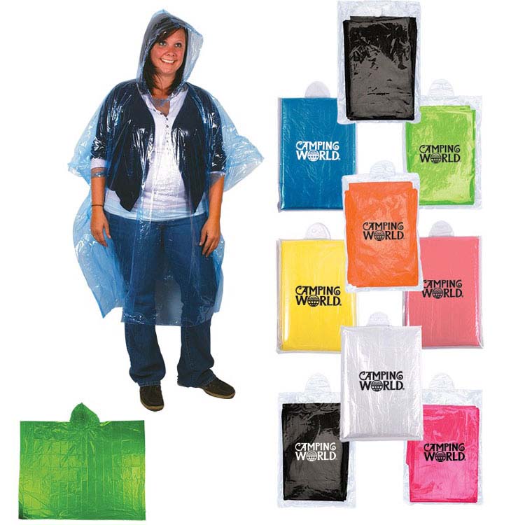 Disposable Rain Poncho OD100
