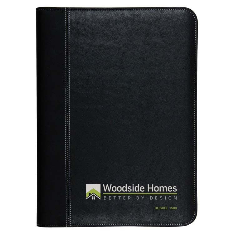 Leather Look Portfolio with Calculator #3