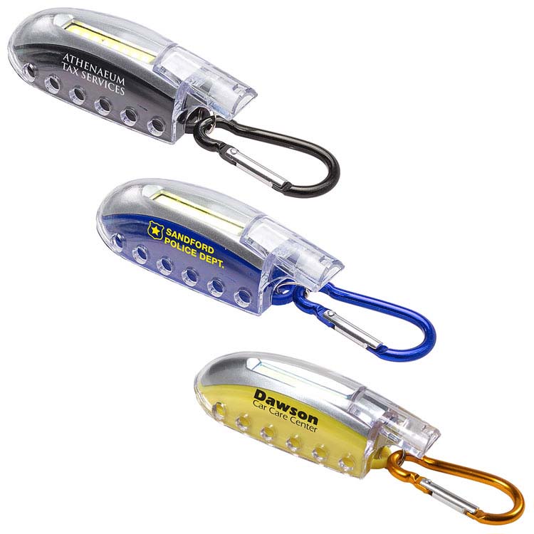 Lookout 3-in-1 Safety Whistle with COB Light and Carabiner