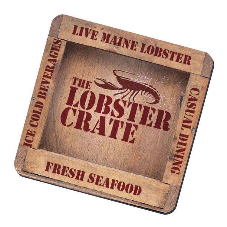 1/4" Fabric Surface Coaster (3-1/2" Square)