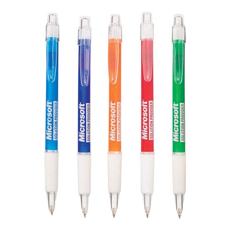 Stylo néon bouton poussoir