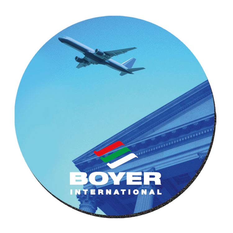 Tapis à souris 1/16" en tissu (8" rond)