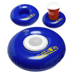 Castaway Speaker Set Inflatable Swim Ring with Waterproof Wireless Speaker