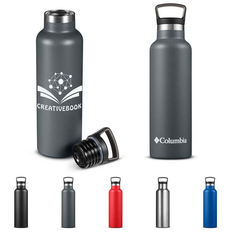 Columbia 21 oz Double-Wall Vacuum Bottle with Loop Top