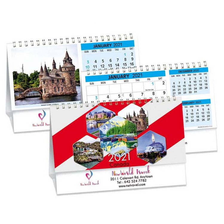 Canada's Charms Double View Calendar #1
