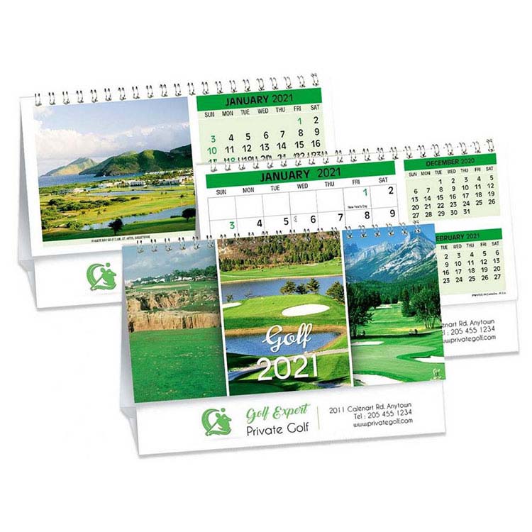 Double View Golf Calendar