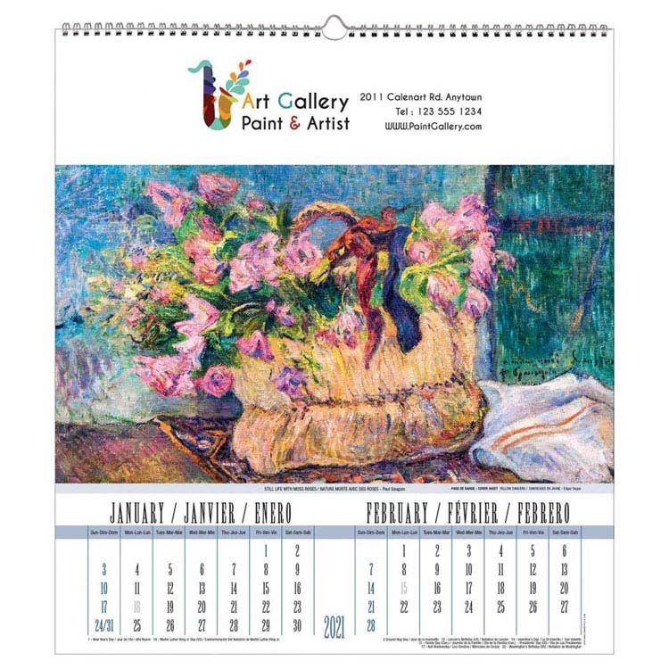 Les Impressionnistes Calendar