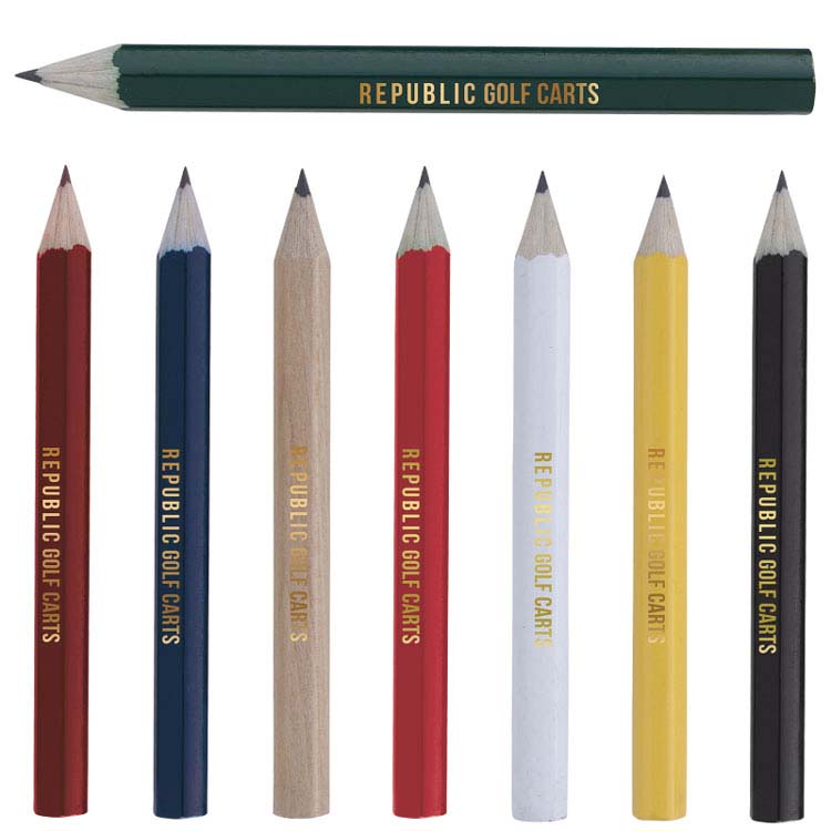 Crayon de golf hexagonal