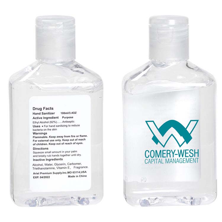 Désinfectant pour les mains Defender 3,4 oz avec vitamine E