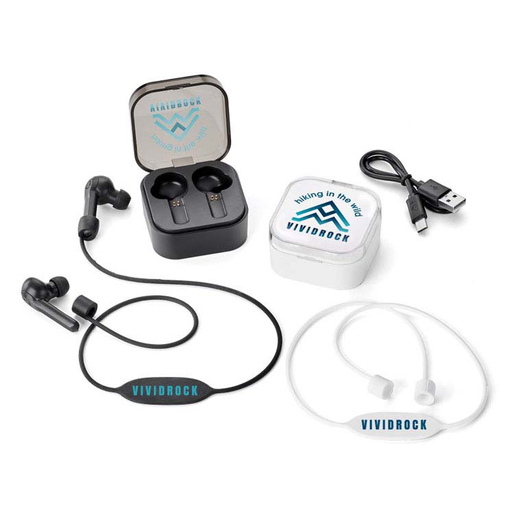 Écouteurs sans fil Talon TWS avec boîtier de chargement sans fil
