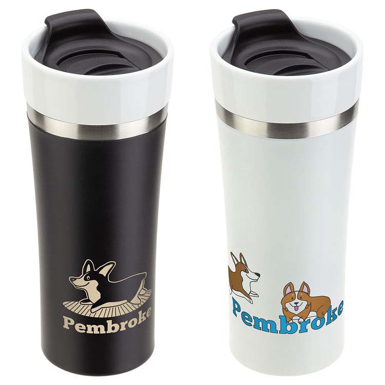 Pembroke Ceramic and Stainless Steel Tumbler 13 oz
