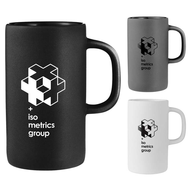 Tall Ceramic Mug 12 oz