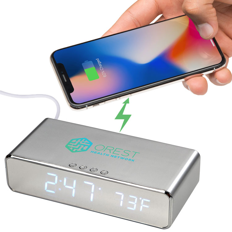 Keen Wireless Charging Desk Clock 107129
