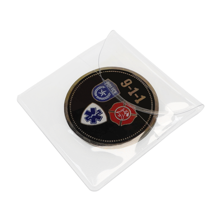 Metallic Silver Coin #3