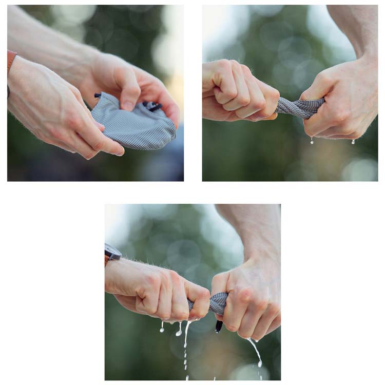 Refresh Microfiber Cooling Mask with Travel Pouch #4