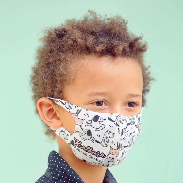 Sentinel Polyester Dye-Sub Face Mask for Children #2