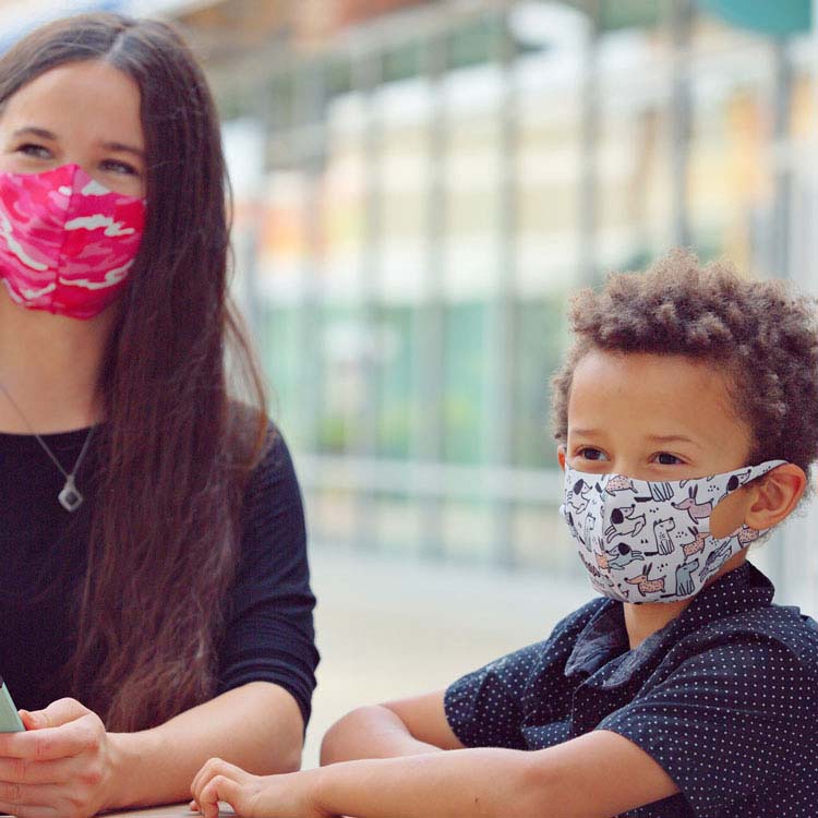 Sentinel Polyester Dye-Sub Face Mask for Children #3