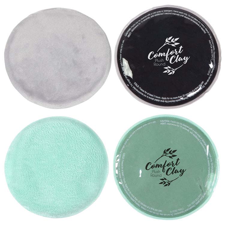 Plush Round ComfortClay Hot&#47;Cold Pack