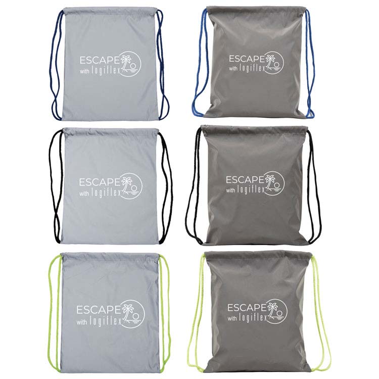 Sac à dos réfléchissant à cordons Illumi