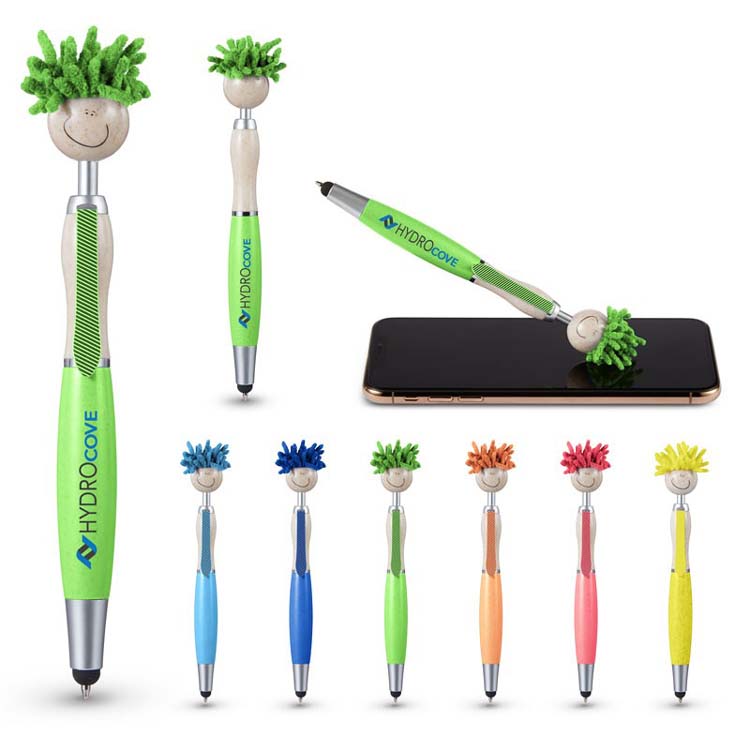 Stylo/stylet MopToppers en paille de blé avec microfibre