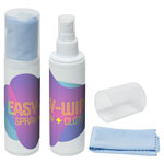 Easy-Wipe Cleaning Spray and Cloth