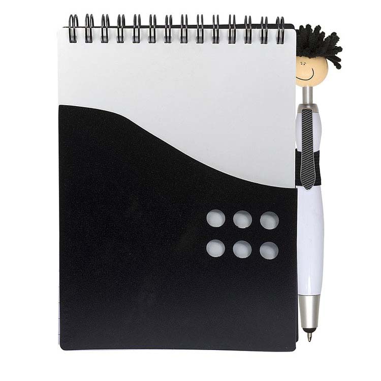 Two-Tone Jotter with MopToppers Stylus Pen #6