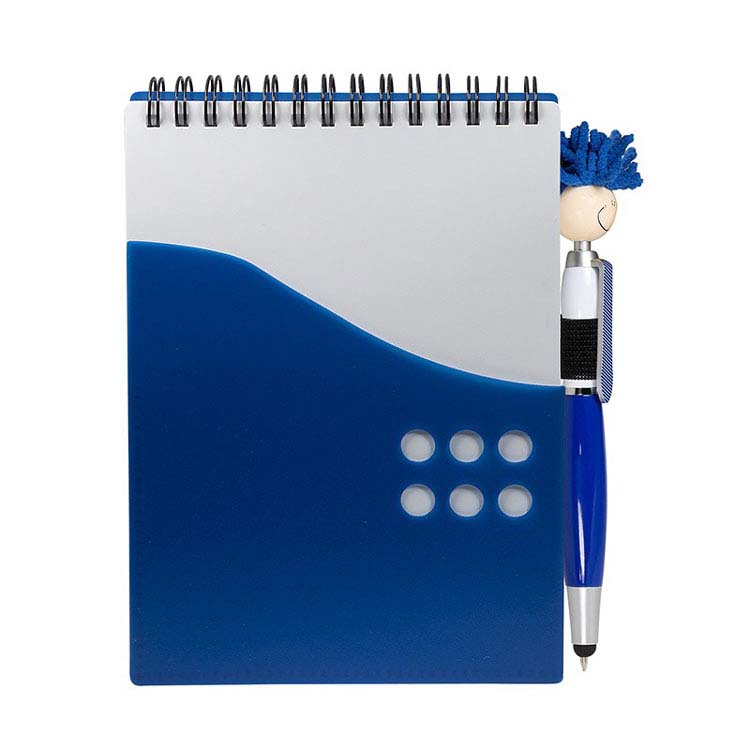 Two-Tone Jotter with MopToppers Stylus Pen #7