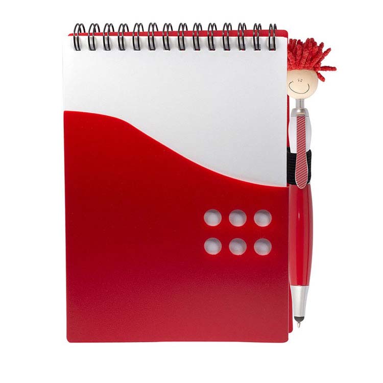 Two-Tone Jotter with MopToppers Stylus Pen #9